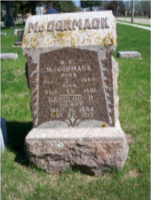 McCormack Headstone