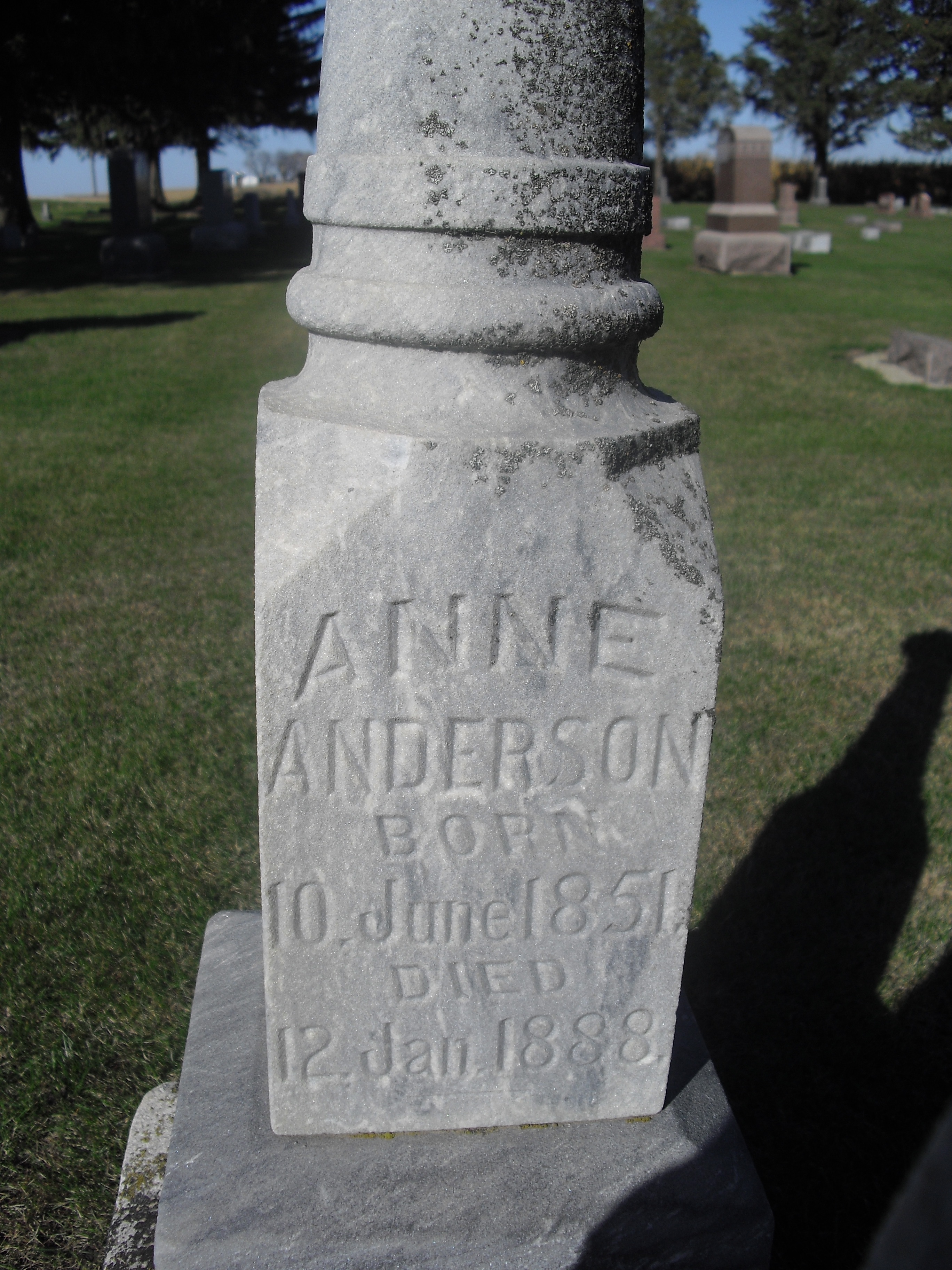 Anne Headstone