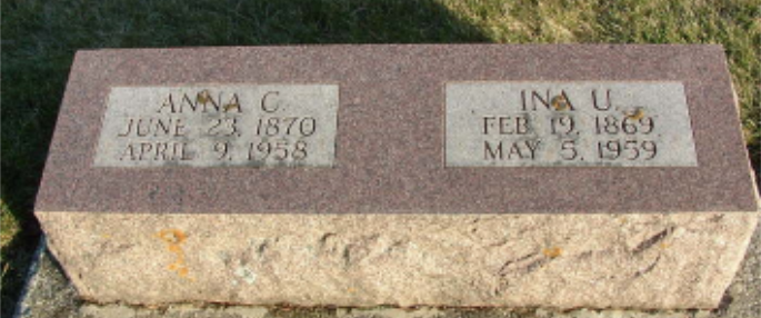 Ina Dornbusch Headstone