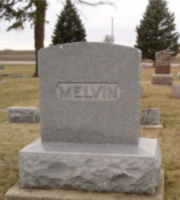 Melvin Headstone